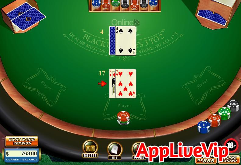 Chơi xì dách online tại app live