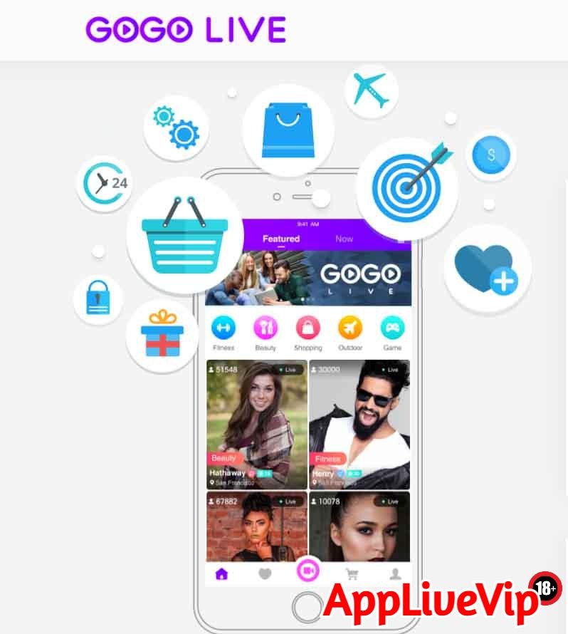 App Gogolive ngắm gái xinh