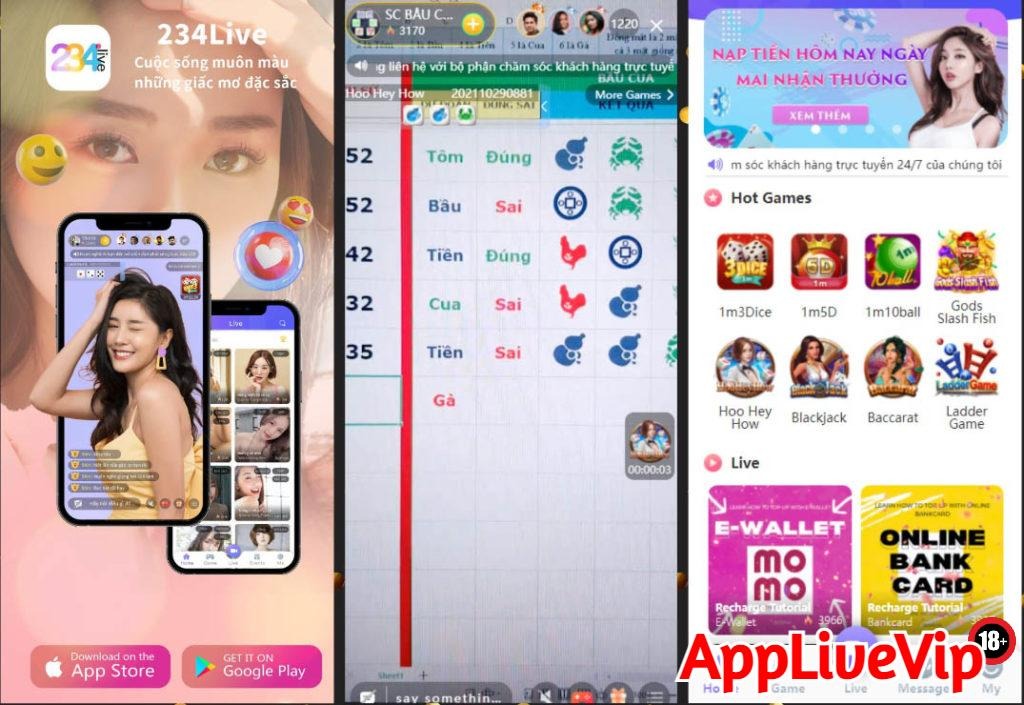 Chơi app 234live rinh quà liền tay
